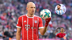 Robben eligió entre la Pulga y el Bicho. Robben eligió entre la Pulga y el Bicho.