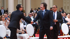 En junio de 2024, Milei y Noboa coincidieron en la ceremonia de investidura presidencial de Nayib Bukele en El Salvador.