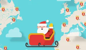 Cómo seguir el camino de Papá Noel esta Navidad.