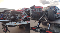 Así quedaron los autos tras el accidente en el TC Pista.