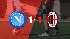 milan igualo con napoli, pero se clasifico a semifinales milan igualo con napoli, pero se clasifico a semifinales