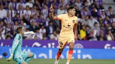 Nahuel Molina marcó para Atlético Madrid contra Valladolid. Nahuel Molina marcó para Atlético Madrid contra Valladolid.