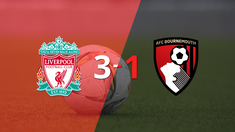 liverpool fue mas y vencio por 3 a 1 a bournemouth