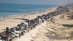 Según cálculos de las FDI, al menos 400.000 palestinos abandonaron Gaza. Según cálculos de las FDI, al menos 400.000 palestinos abandonaron Gaza.