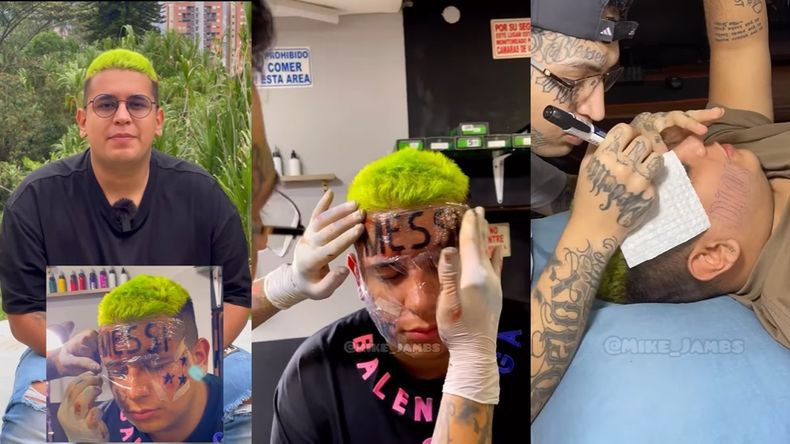 La impactante confesión del hincha colombiano que se tatuó Messi en la cara
