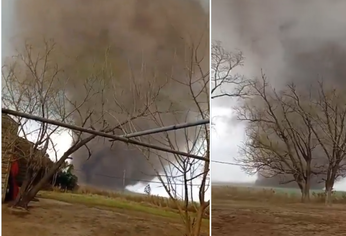 Un tornado sorprendió a los vecinos del sur de Santa Fe.&nbsp;