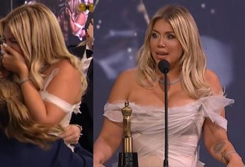 Wanda Nara, ganadora del Martín Fierro a Mejor Conductora Femenina. Wanda Nara, ganadora del Martín Fierro a Mejor Conductora Femenina.