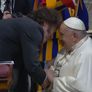 Javier Milei junto al Papa Francisco. Javier Milei junto al Papa Francisco.