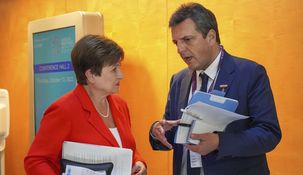 Kristalina Georgieva y Sergio Massa. Kristalina Georgieva y Sergio Massa.