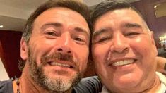 González junto a Diego. González junto a Diego.