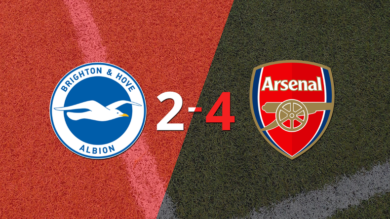 Brighton and Hove fue goleado en casa por Arsenal