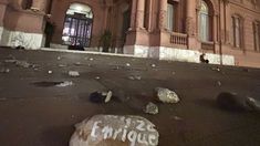 Una de las fotos que difundió el Gobierno sobre el ataque.