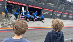 Un piloto de Alpiene estuvo girando en el circuito de Países Bajos