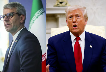 Esmail Baghaei y Donald Trump. Esmail Baghaei y Donald Trump.