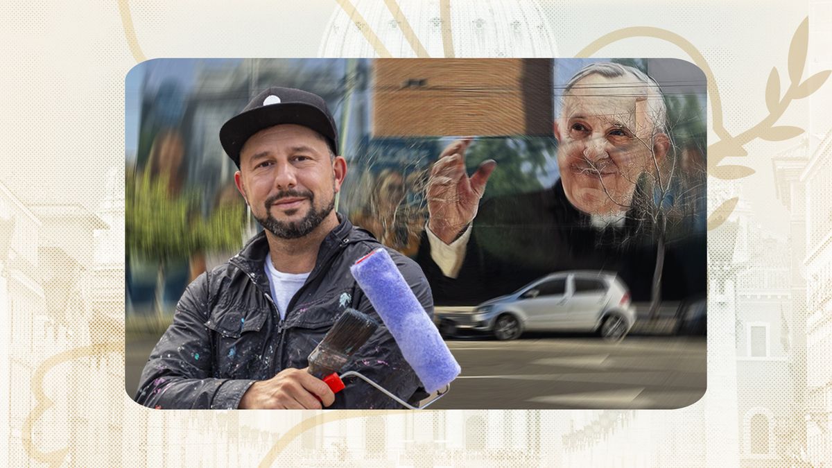 El papa Francisco sigue vivo en Flores: el enorme mural que celebra su vínculo con el barrio