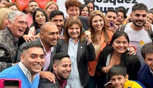 Bullrich comenzó la campaña este sábado.