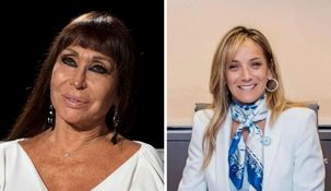 Moria Casán y Malena Galmarini. Moria Casán y Malena Galmarini.