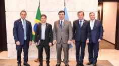 Daniel Scioli acompañó a Axel Kicillof en la misión comercial a San Pablo. Daniel Scioli acompañó a Axel Kicillof en la misión comercial a San Pablo.