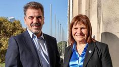 Patricia Bullrich y Cristian Ritondo, que encabeza la lista de diputados nacionales por la provincia de Buenos Aires.