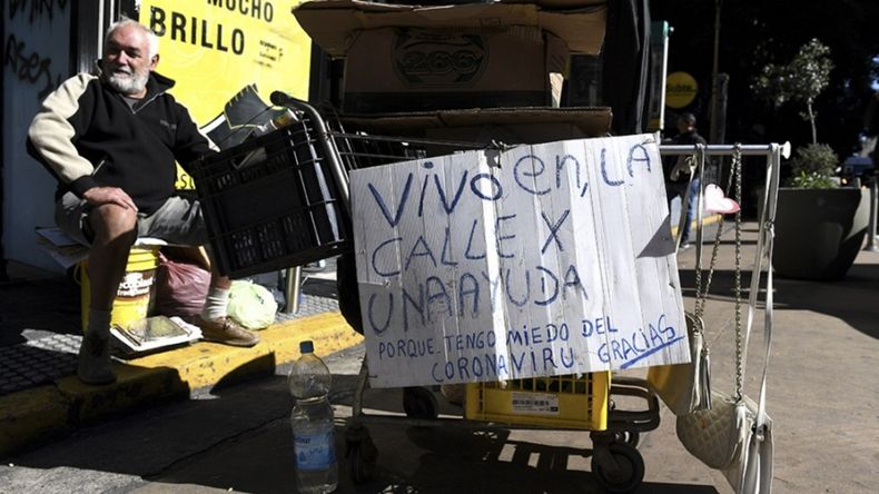 Siete de cada diez sin techo son hombres.