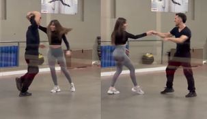 Filtraron la coreografía de Romina Uhrig.