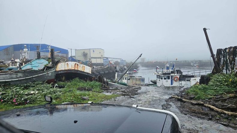 El terremoto también provocó una alerta de tsunami.