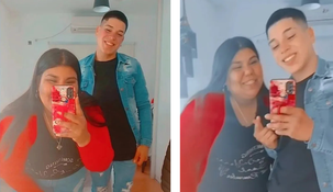 Camila junto a su hermano Thiago, participante de Gran Hermano. Camila junto a su hermano Thiago, participante de Gran Hermano.