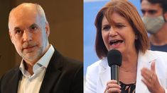 Larreta y Bullrich, entre los presentes en la reunión de Juntos por el Cambio.