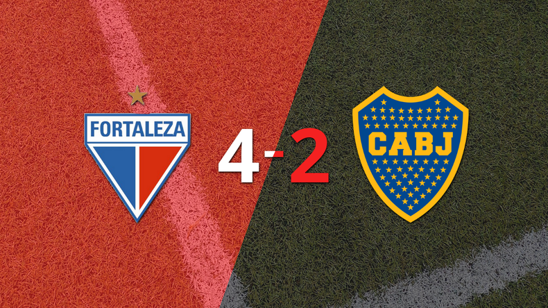 Juan Martín Lucero marca un doblete en la victoria 4-2 de Fortaleza ante Boca Juniors