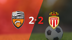 muchos goles en el empate a 2 entre lorient y monaco muchos goles en el empate a 2 entre lorient y monaco