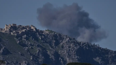 Imagen de uno de los ataques en el sur del Líbano. Imagen de uno de los ataques en el sur del Líbano.