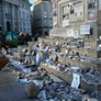 El Gobierno había retirado las piedras por los festejos del mundial.