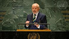 Lula pidió una amplia revisión de la Carta de la ONU. Lula pidió una amplia revisión de la Carta de la ONU.