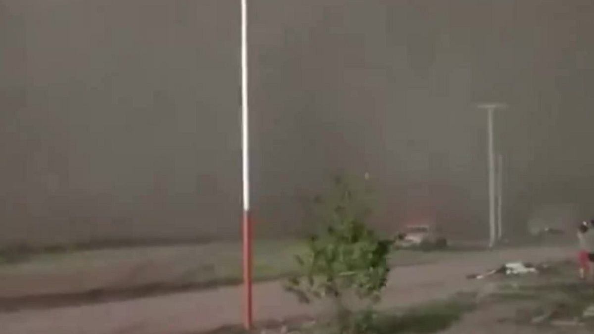 Chaco una impresionante tormenta de polvo azot a la provincia