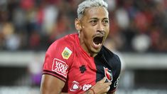 Luciano Herrera festeja el 1-0 ante Boca. Luciano Herrera festeja el 1-0 ante Boca.