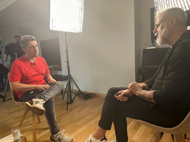 Jey Mammon con&nbsp; Jorge Rial.
