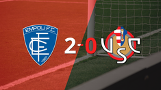 En su casa, Empoli le ganó a Cremonese por 2-0