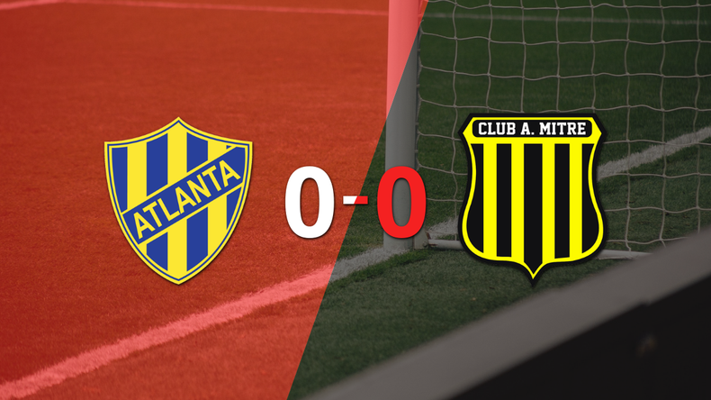 No hubo goles en el empate entre Atlanta y Mitre (SE)