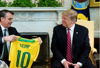 Trump cree que los Bolsonaro son buena gente.