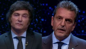 Massa y Milei protagonizar un tenso debate.
