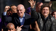 José Luis Espert y Javier Milei. José Luis Espert y Javier Milei.