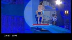Celebrity Splash: Pichu Straneo saltó del trampolín a lo Rocío Marengo Celebrity Splash: Pichu Straneo saltó del trampolín a lo Rocío Marengo