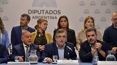 De la conferencia participaron todos los jefes de bloque de Juntos por el Cambio.