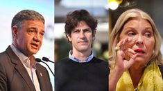 Jorge Macri, Martín Lousteau y Elisa Carrió. Jorge Macri, Martín Lousteau y Elisa Carrió.