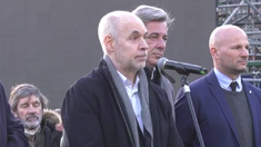 Horacio Rodríguez Larreta en la inauguración de la Exposición Rural.