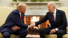 Donald Trump y Joe Biden se reunieron en la Casa Blanca. Donald Trump y Joe Biden se reunieron en la Casa Blanca.