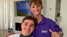 Gael y Julián, juntos en Madrid. Gael y Julián, juntos en Madrid.