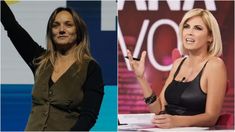 El cruce entre Malena Galmarini y Viviana Canosa. El cruce entre Malena Galmarini y Viviana Canosa.