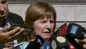 Patricia Bullrich habló al ingresar al Senado.&nbsp;