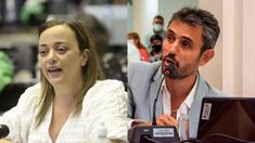 Cecilia Moreau y Martín Menem.